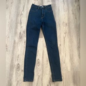 🌺 ZARA High Waist Skinny Jeans Size 0